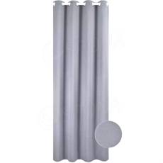 Závěs do převlékací kabinky, 140 x 250 cm, ZITA, světle šedý
