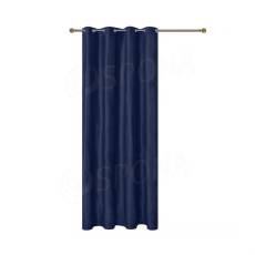 Závěs do převlékací kabinky, 140 x 250 cm, MONIKA, navy samet