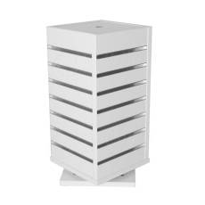 Gondola středová malá, SLAT FIX panel, boky 22 cm, výška 45 cm, bílá