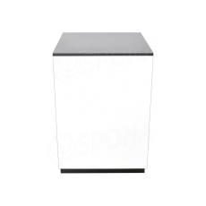 Pult BOX komplet prodejní 62 x 93 x 65 cm, bílé + černé LTD