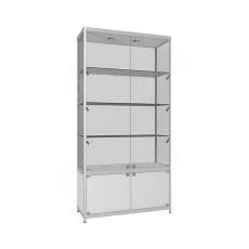 Vitrína Vitro-Al 102kabin, 100x40x198 cm, hliník